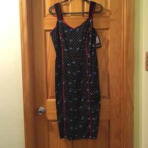 NWT Collectif Samira Rockabilly Swallows Dress, 14